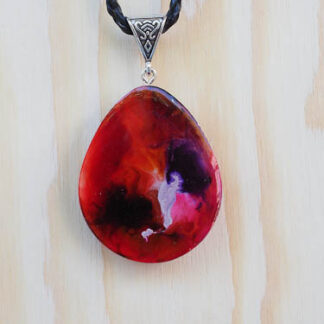 Colourful Teardrop Pendant