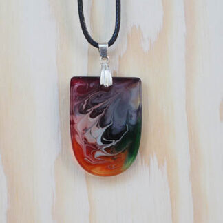 White Fire Pendant