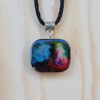 Colourful Resin Pendant